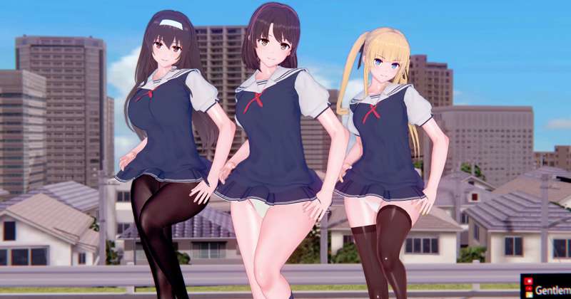 【KKVMD / MMD/4K/60FPS】"Love Options" 霞ヶ丘詩羽 加藤恵 澤村・スペンサー・英梨々 【冴えない彼女の育てかた】Nude version