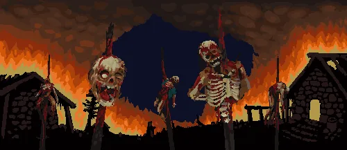 Village massacred