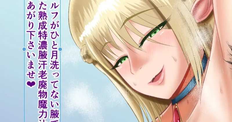 【服無し腋毛差分】ヒーラーハイエルフおばさん