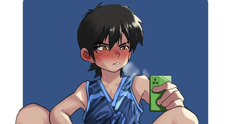 バスケ少年の