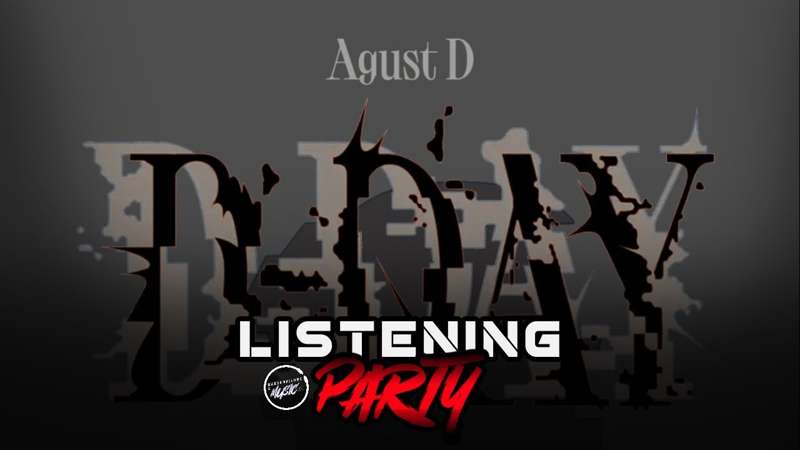 AGUST D "D-DAY" Listening Party!!!!!