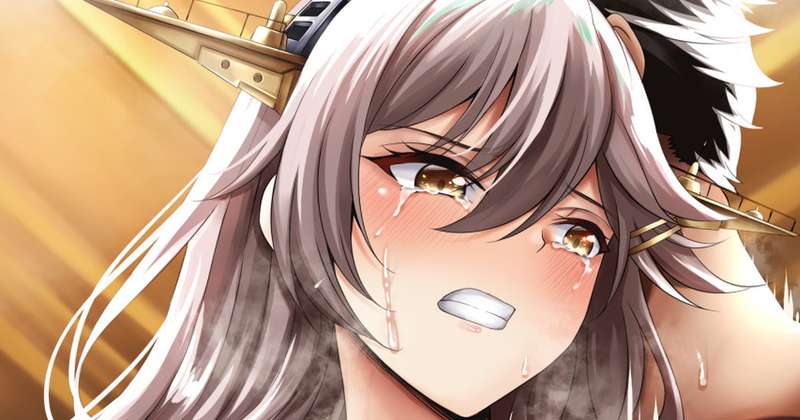 艦これより、前後から攻められる榛名ちゃん・・・(；´Д｀)