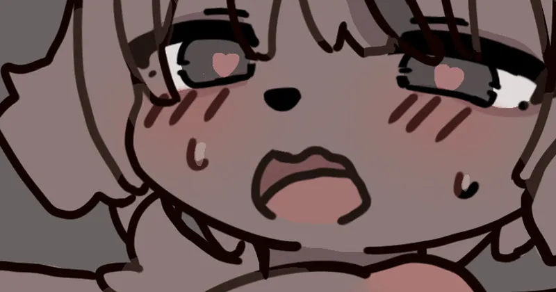 目がハートになっちゃったわんこ
