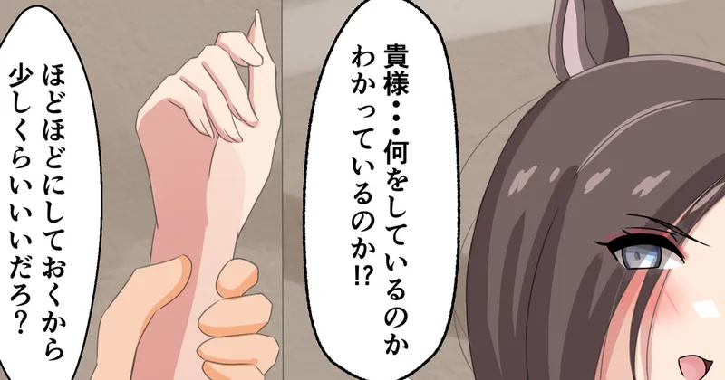 【差分イラスト６枚付き高解像度完全版】トレセン学園の私服な冬休み（ドＳの巨乳副会長と･･･：01～05Ｐ＋差分）
