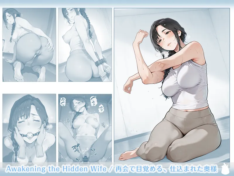 [47pic] Awakening the Hidden Wife / 再会で目覚める、仕込まれた奥様
