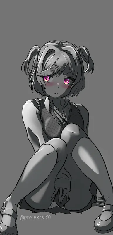 Grayscale Natsuki