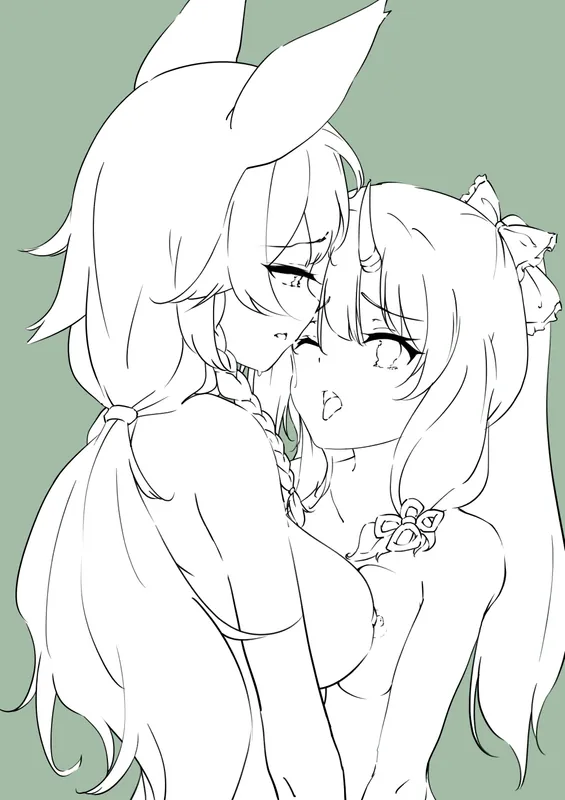 描いてる