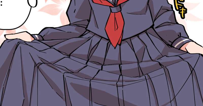 セーラー服のプリーツスカートってどうなってんの？独自図解！
