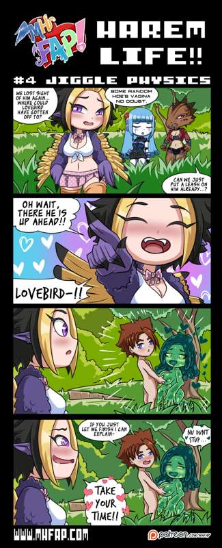 MHFAP! Harem Life #4 Jiggle Physics