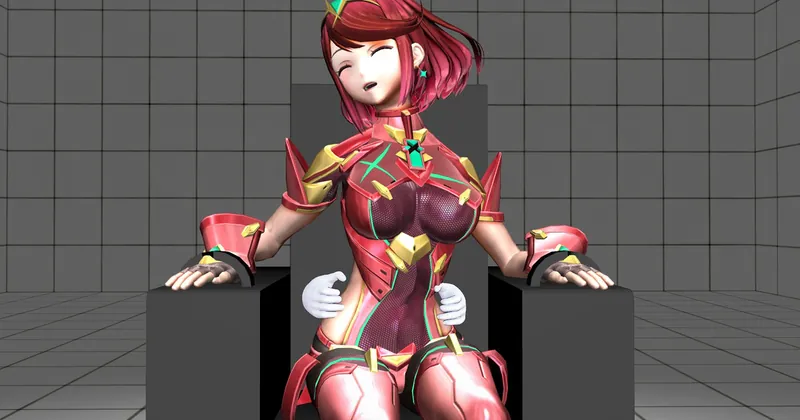 【くすぐり】Xenoblade Chronicles 2  Pyra  tickling【ゼノブレイド2/ホムラ】
