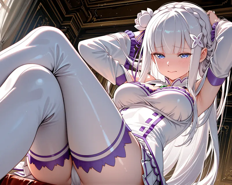 4K Preview | 56 p. | エミリア | Emilia | リゼロ | Re:Zero | #4