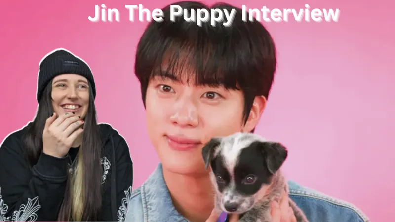 Jin: The Puppy Interview REACTION