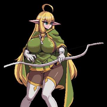 Lina(Elf)_Pixel_Archer(Free Little Perks)