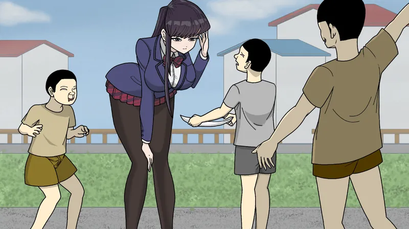 Let's all study with Ms. Komi X-ray