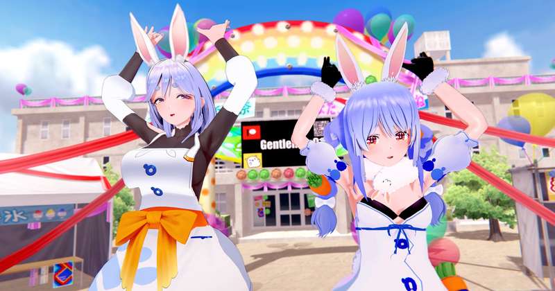 【KKS／MMD】【3200ｘ1800／60FPS】【DECO27 - ラビットホール】兎田ぺこら ぺこらママ【Hololive】