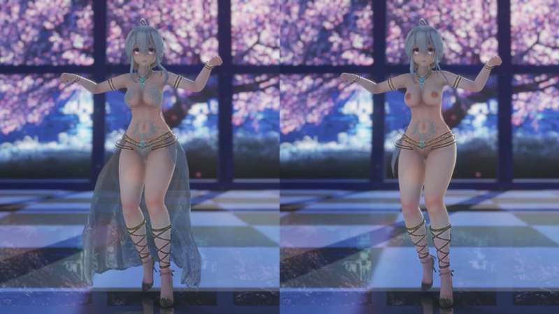 HAKU Arabian Suit - Get up and move - Original vs R-18