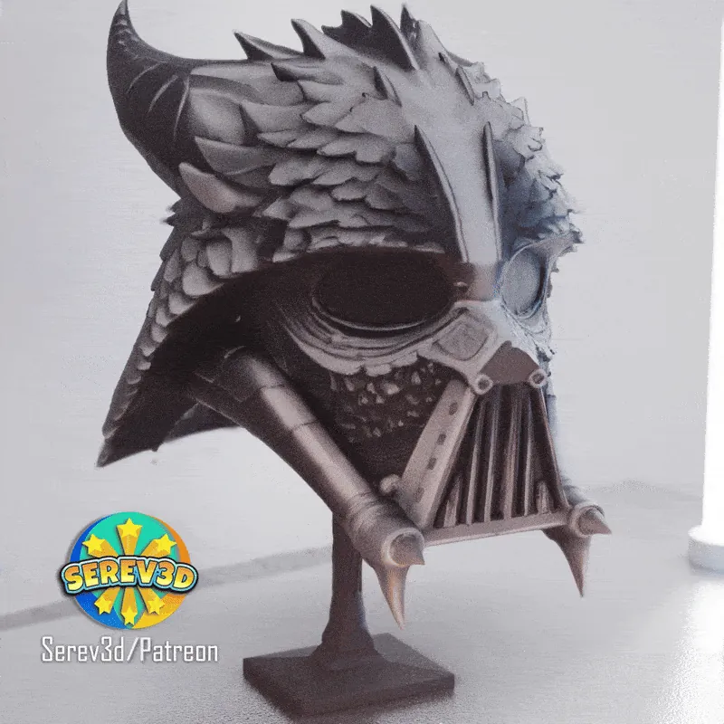 Darth Vader Dragonscale Helmet