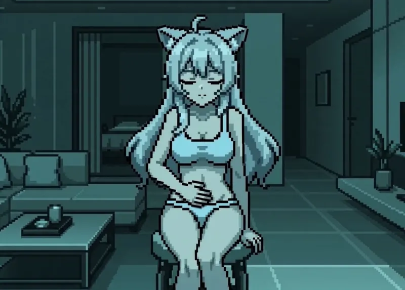 Gassy Pixel Girl