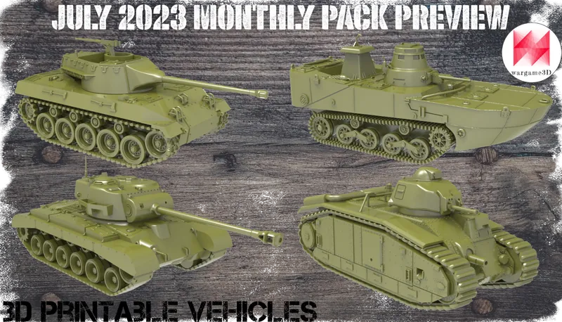 JULY 2023 Monthly Pack Preview