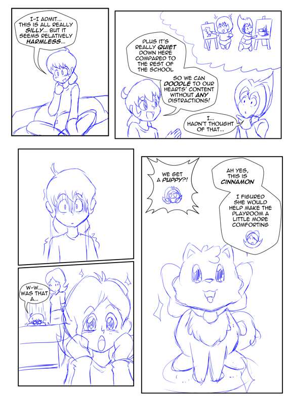 Issue 9 Pages 3 and 4 Sketch