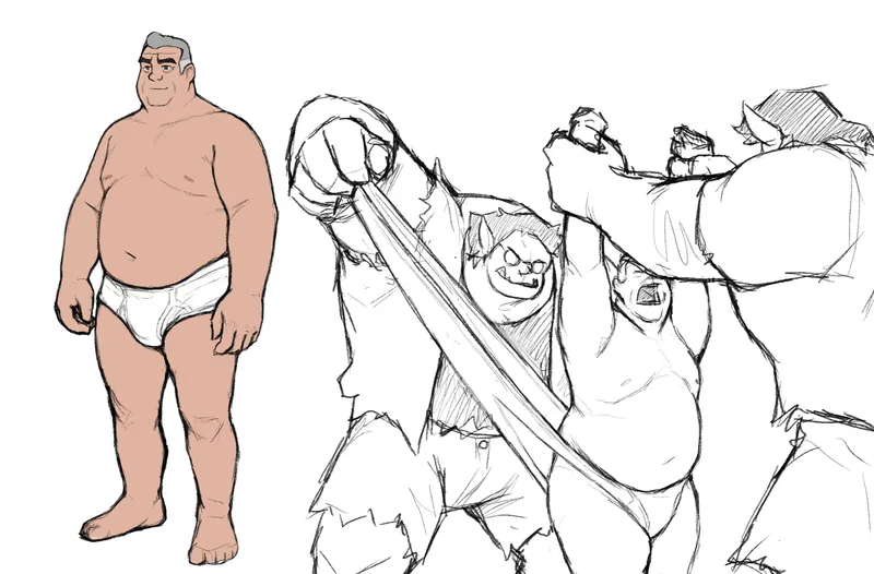 Grandpa Max in tighty whities 
