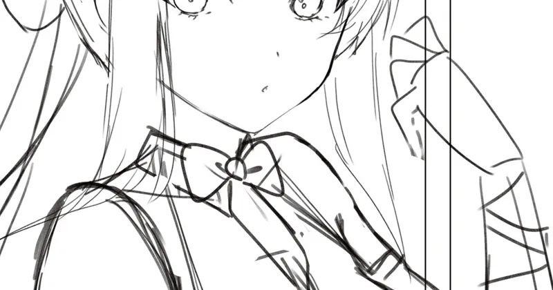 【ラフスケッチ】バニーモニカ　WIP