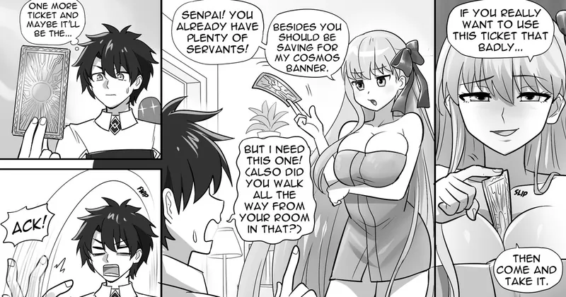 Gudao trips on BB グダオがBBで転倒