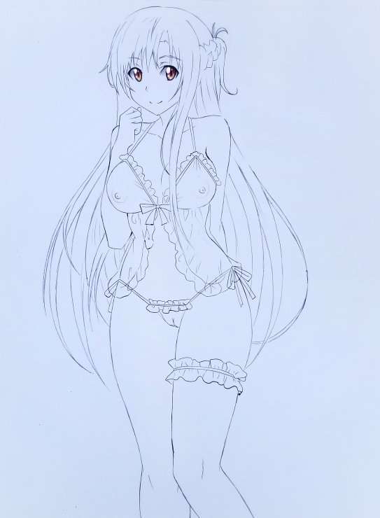 Asuna (Lineart)
