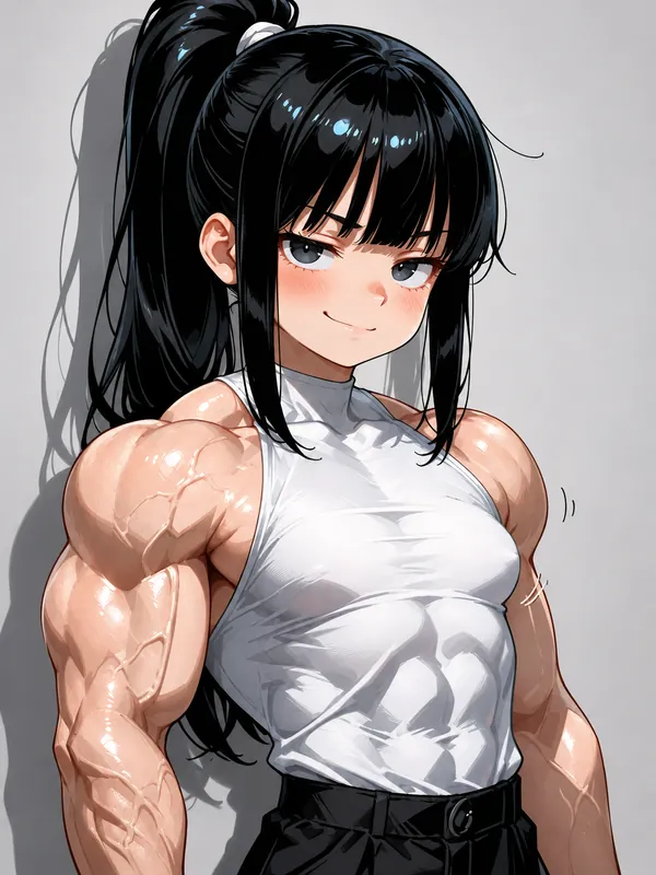 Hard work looks good on her