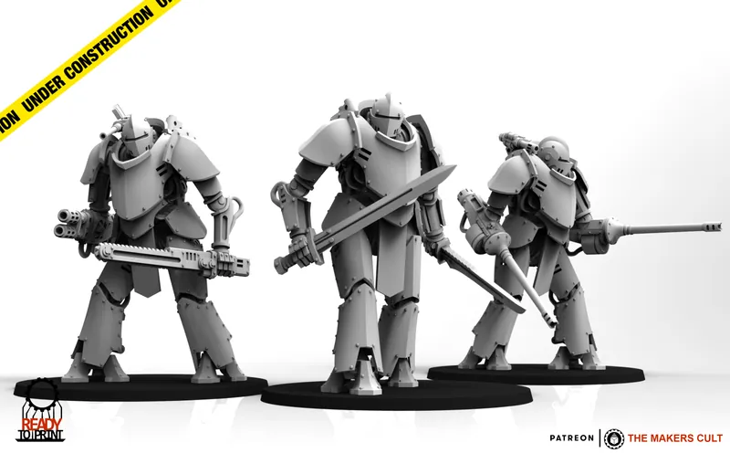 WIP update - Feudal Guard Walker MK3