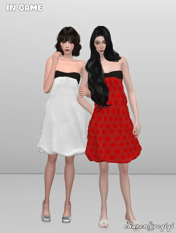 [charon&roqiqi]velvet dress