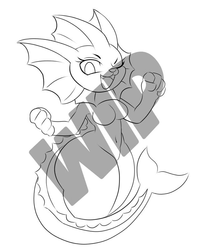 Vaporeon WIP