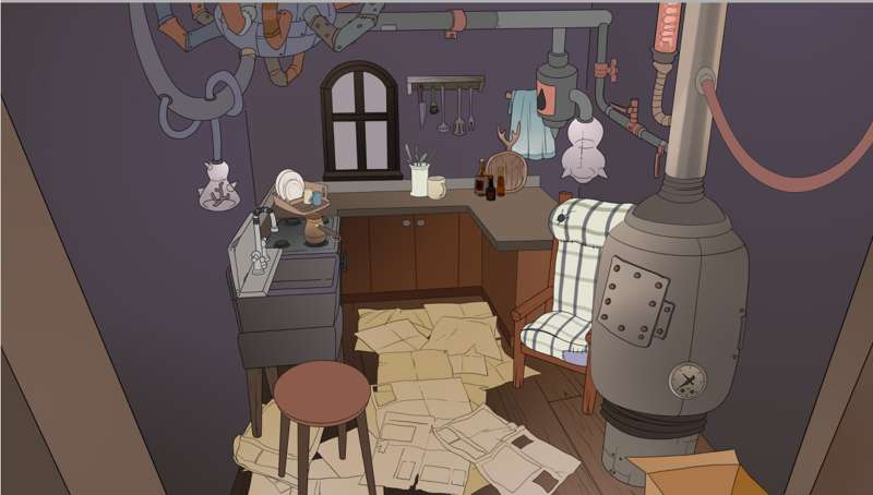 Drobeski's house, the kitchen - UPD