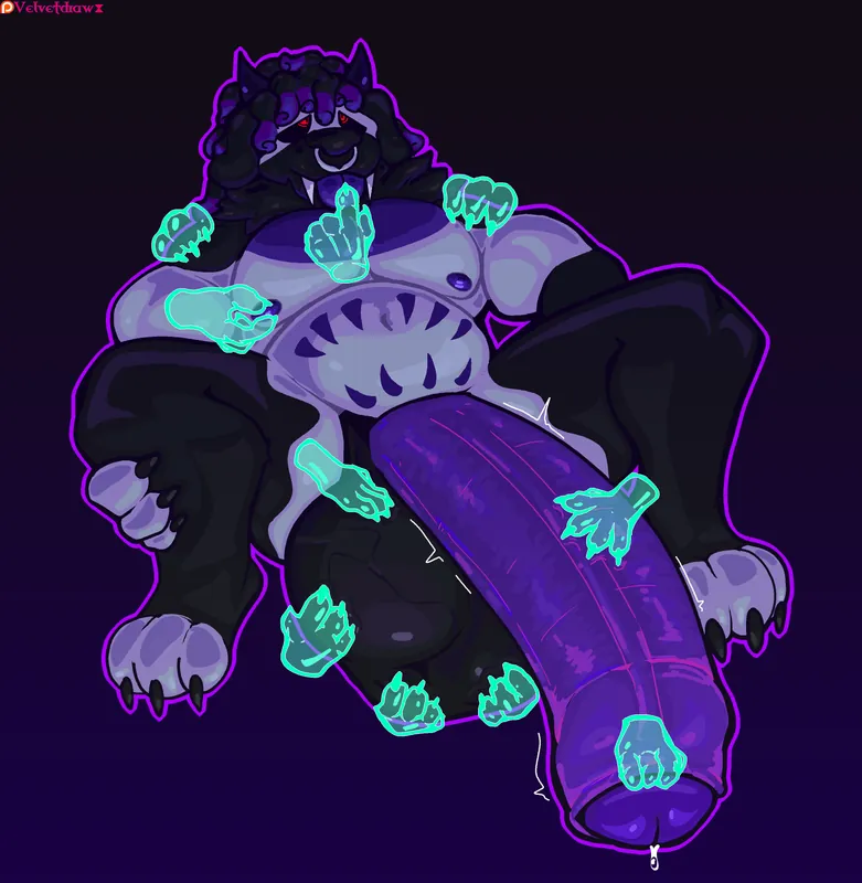Comm for Pango! ghost hands 
