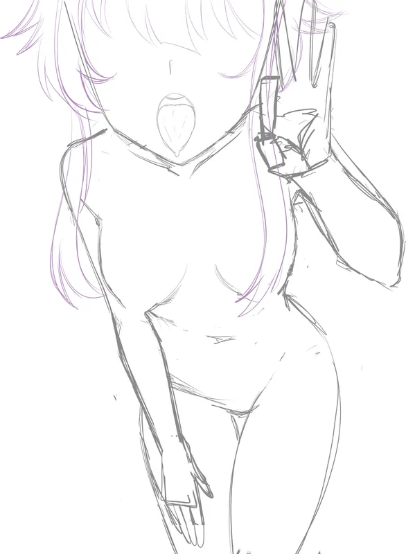 megumin sketch