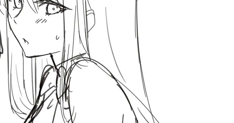 【ラフスケッチ】バニーユリ　WIP