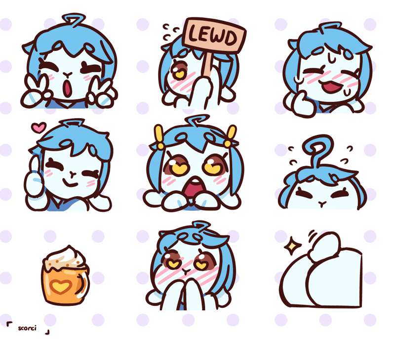 Chelsi Emotes (๑> ₃•๑)╭♡