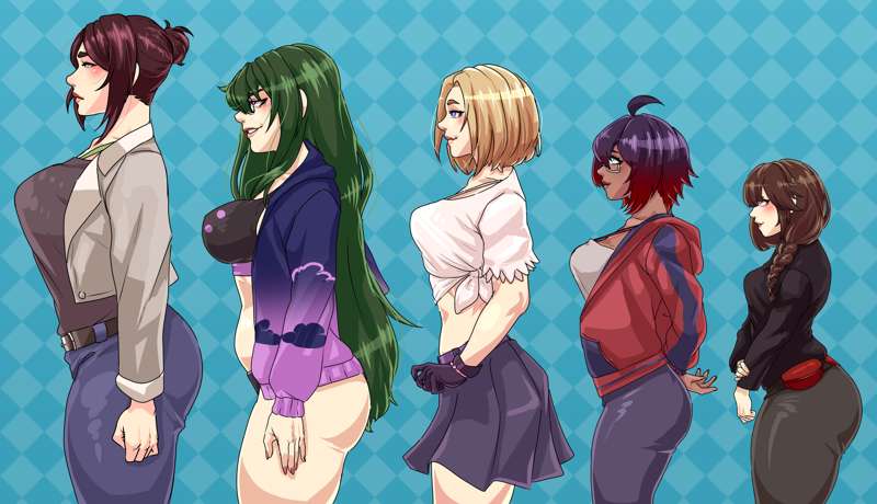 Cast Side Profile Art