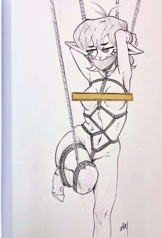 Horny drawing