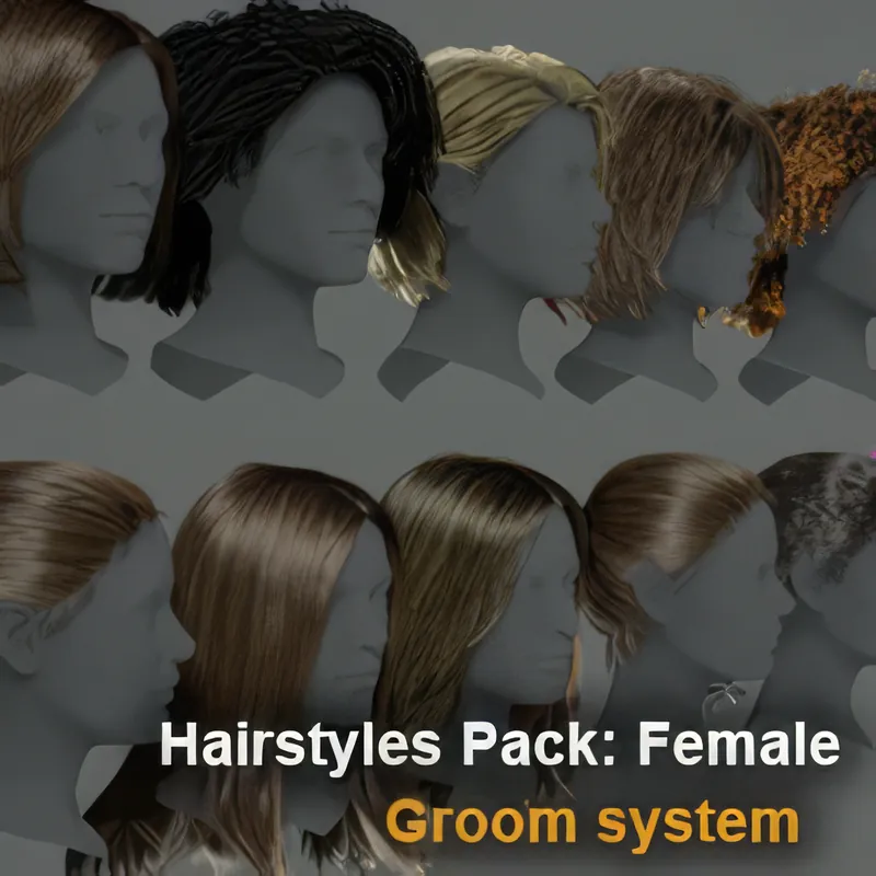 Hairstyles Pack Female Volume 1
