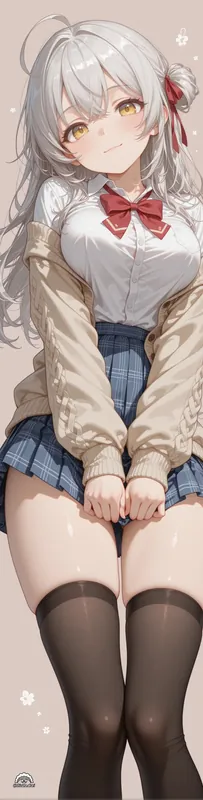 Free💙1/18 除外 超縦長 制服コスプレ＋おまけ💙Excluded Super Vertical Uniform Cosplay+ Bonus