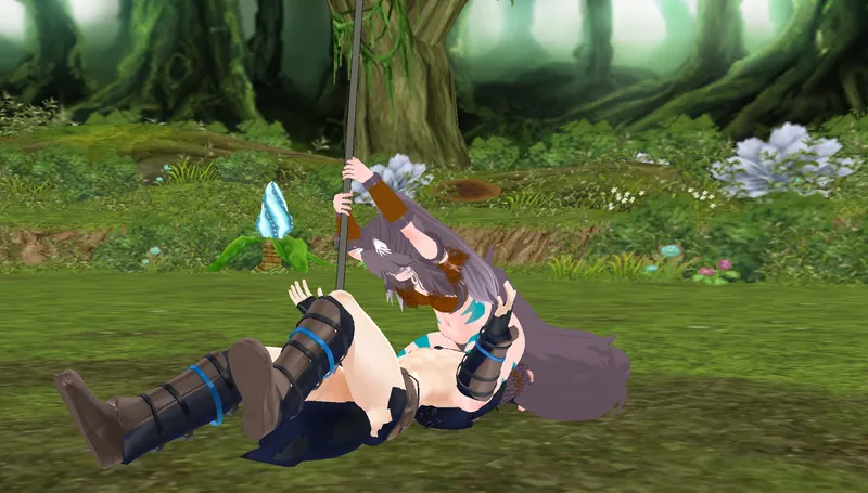 Amazon vs Barbarian: Riding Mustang