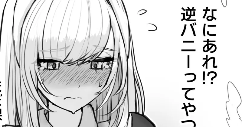 8月21日はバニーの日だったらしいので逆バニーが好きという話をするだけ(OCモノクロ単絵のみ)