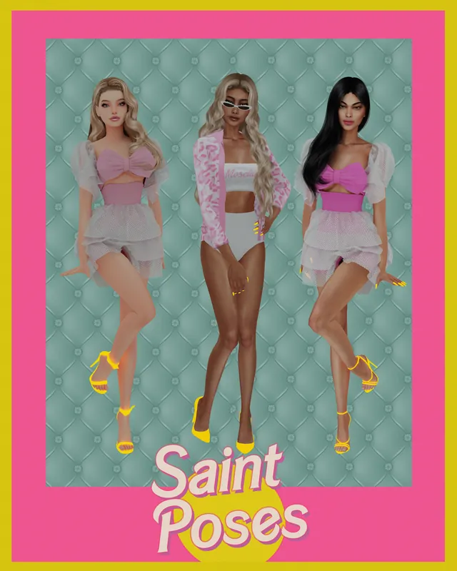 [SAINT POSES X 3DMUHARI] BARBIE X MOSCHINO Poses