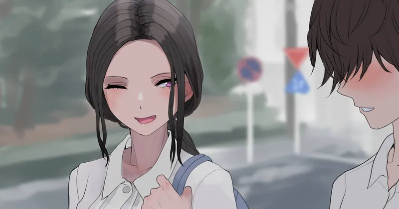 先生と雨の日