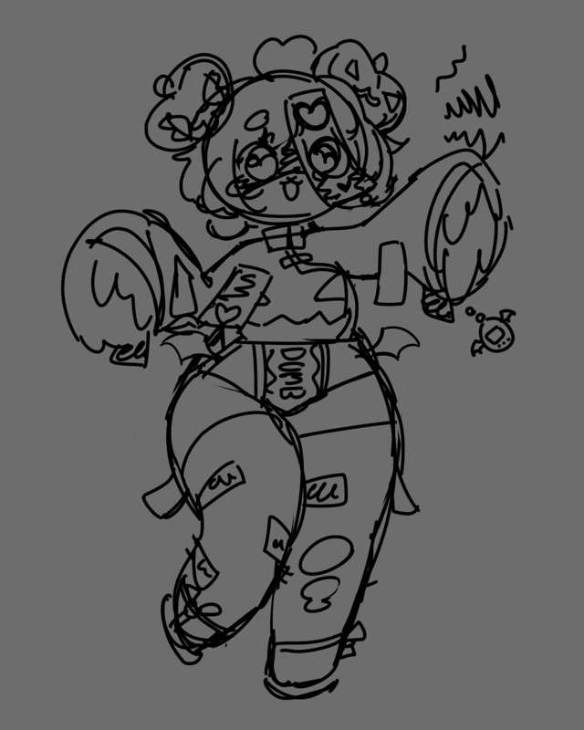 Spoooky Chelsi <3<3 she's a plumpkin jiangshi