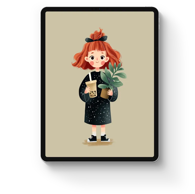 VIDEO TUTORIAL: Girl with Boba