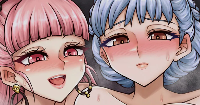 【非公開Skeb依頼絵】ヒルマリとしっぽり♡