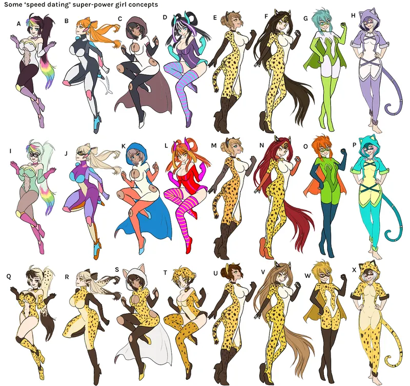 Superhero Girl Concepts
