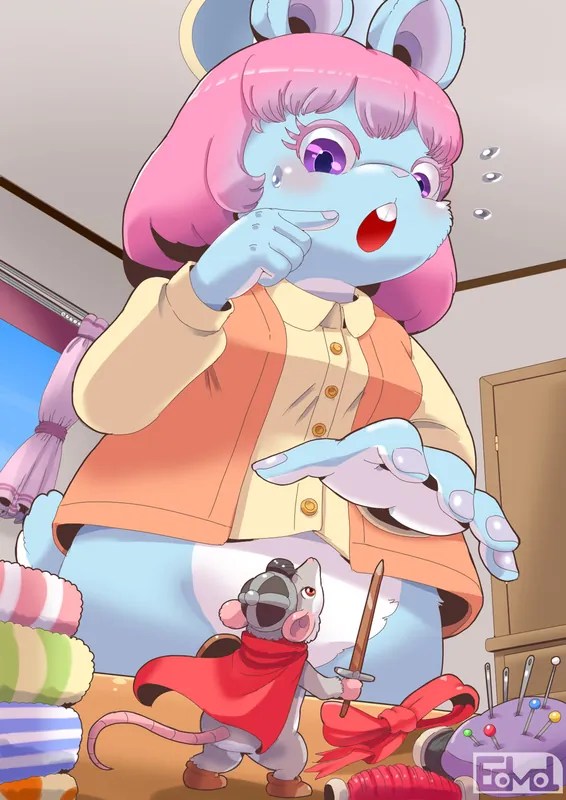 うさぎvsねずみ (Rabbit vs Mouse)